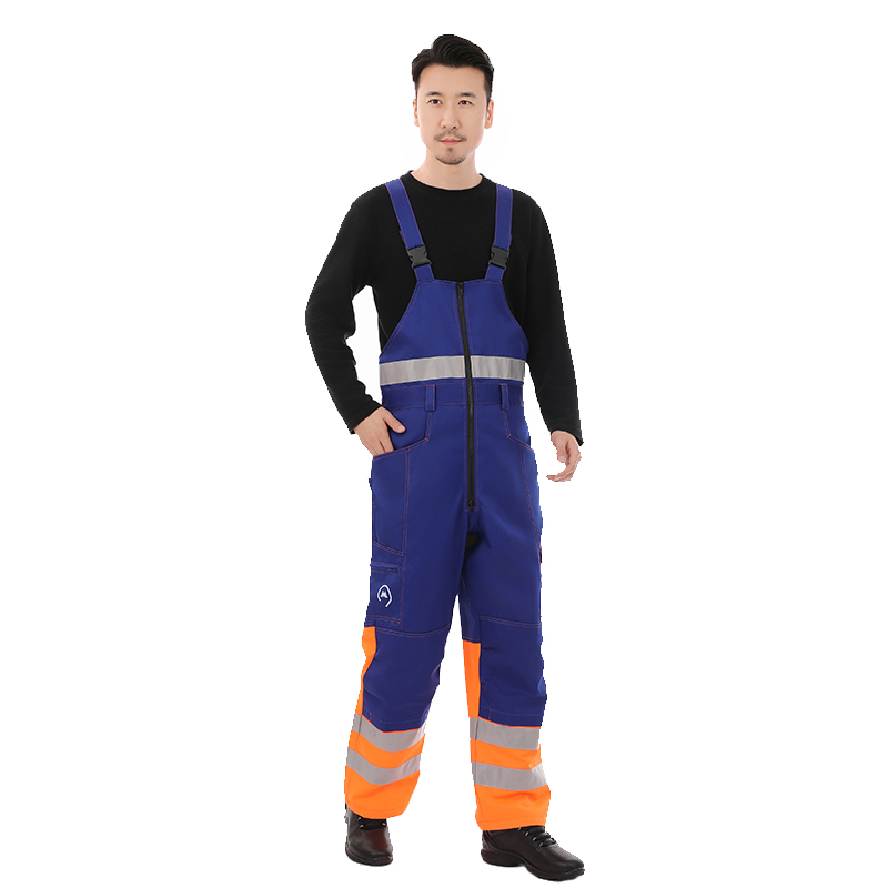 夏季背帶褲連體褲抗油拒水工作服吊帶褲工裝